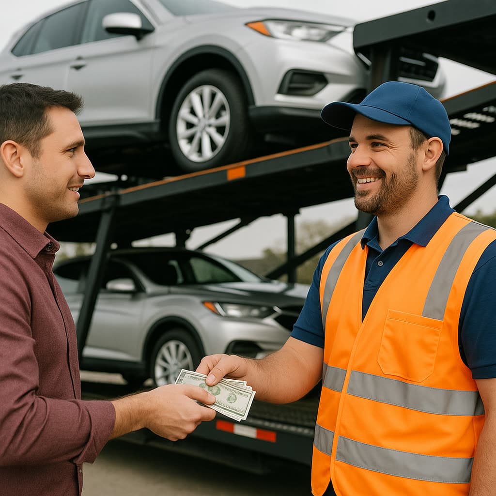 Multi-car open carrier hauling vehicles at an affordable shipping rate